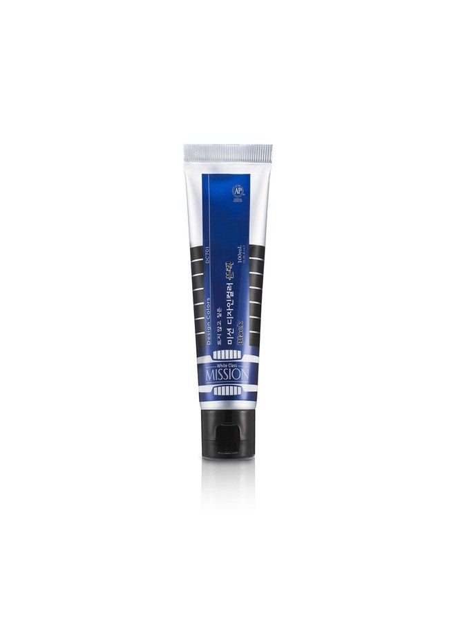 Mijello Mission White Class Designer Gouache Colour - Black (DC701) - 100 ml - Image 2